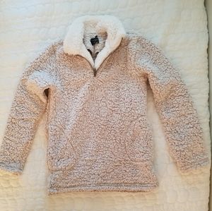 ❤Love Tree Pullover fuzzy Sherpa Sweater